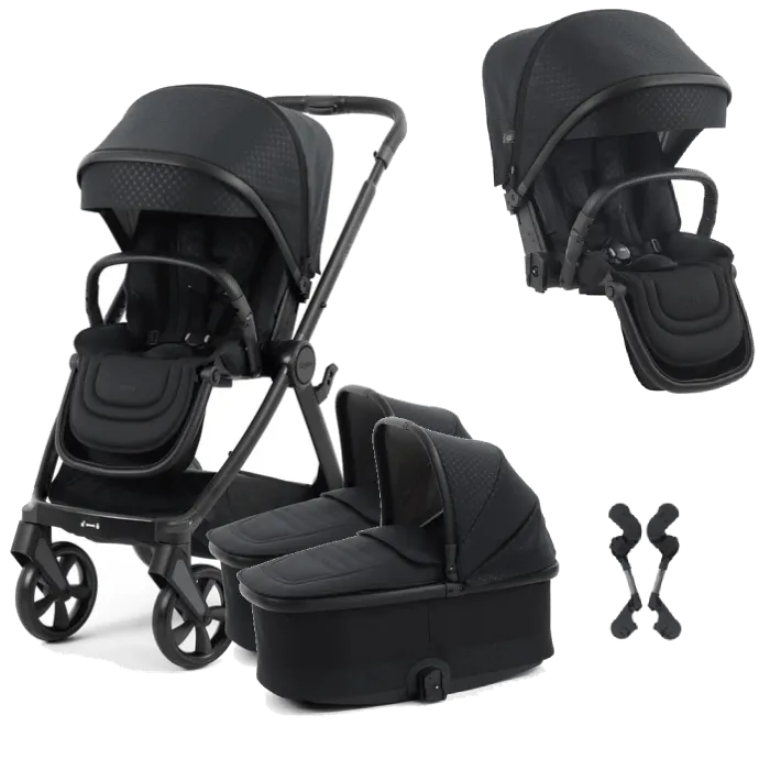 Oyster 4 Twin Stroller - Raven