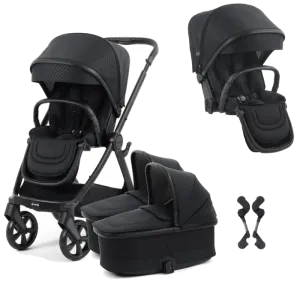 Oyster 4 Twin Stroller - Raven
