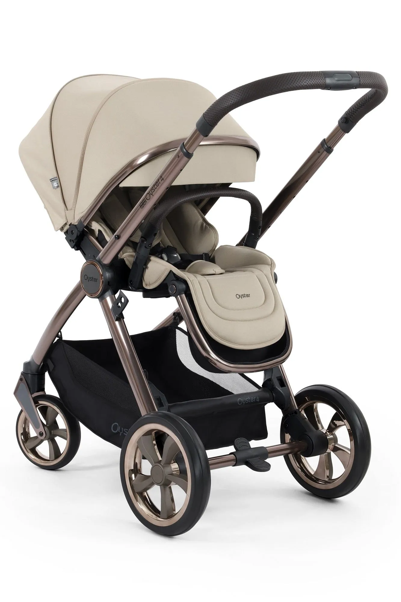 Oyster 4 Ultimate (Pebble 360 PRO2) Travel System - Buttermilk