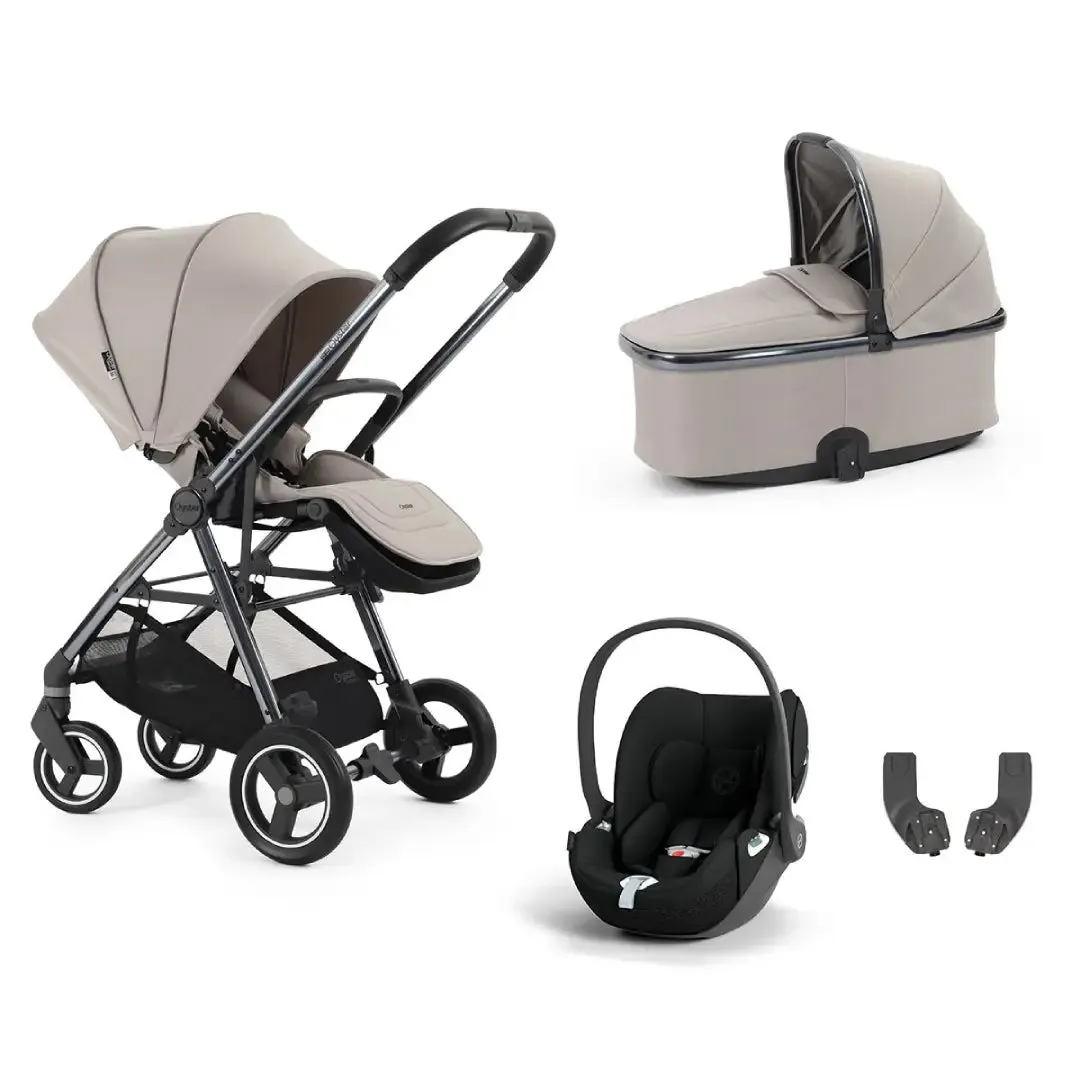 Oyster Gravity  4 Piece Cloud T Bundle - Stone