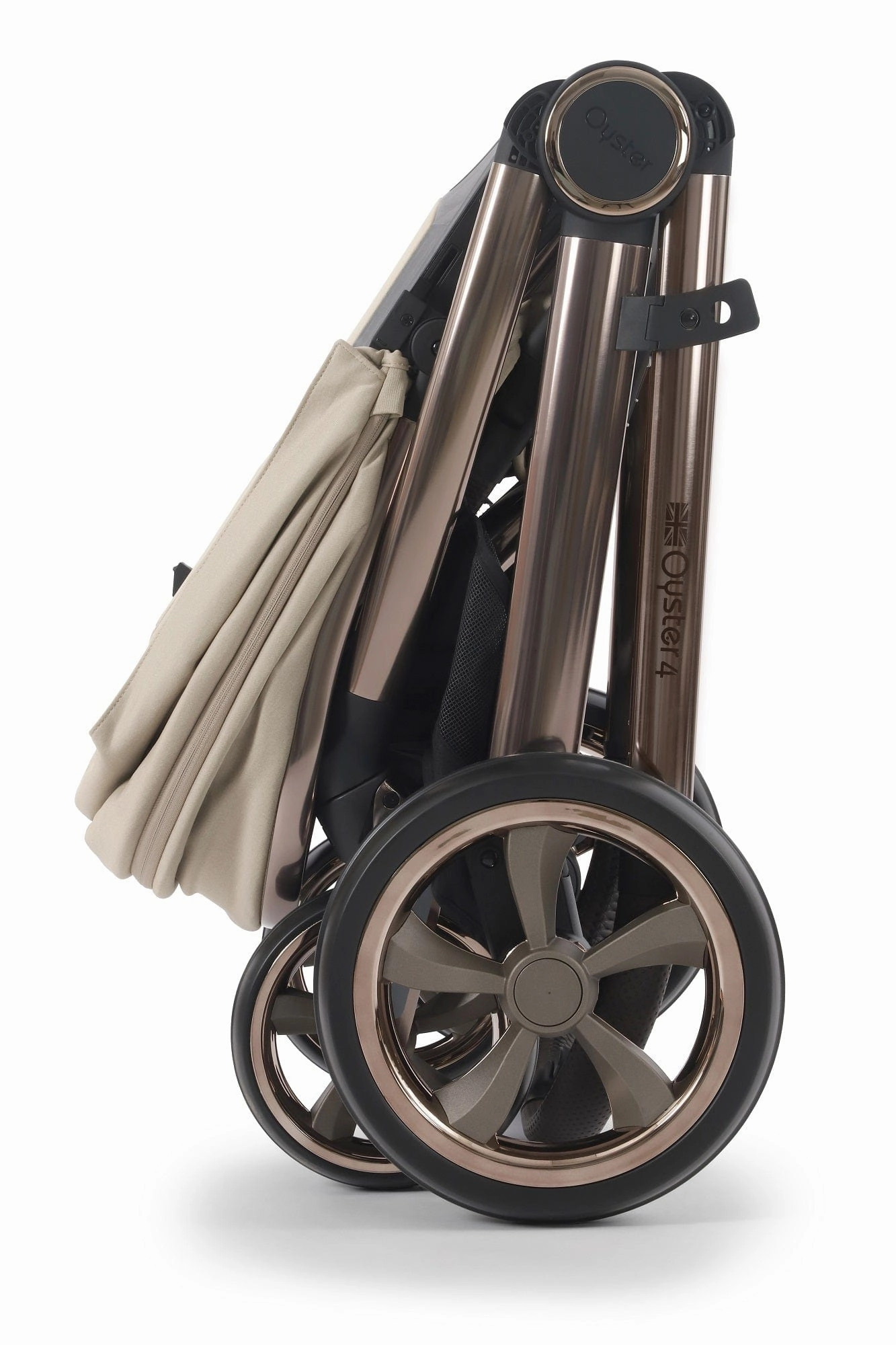 Oyster 4 Double Stroller - Buttermilk