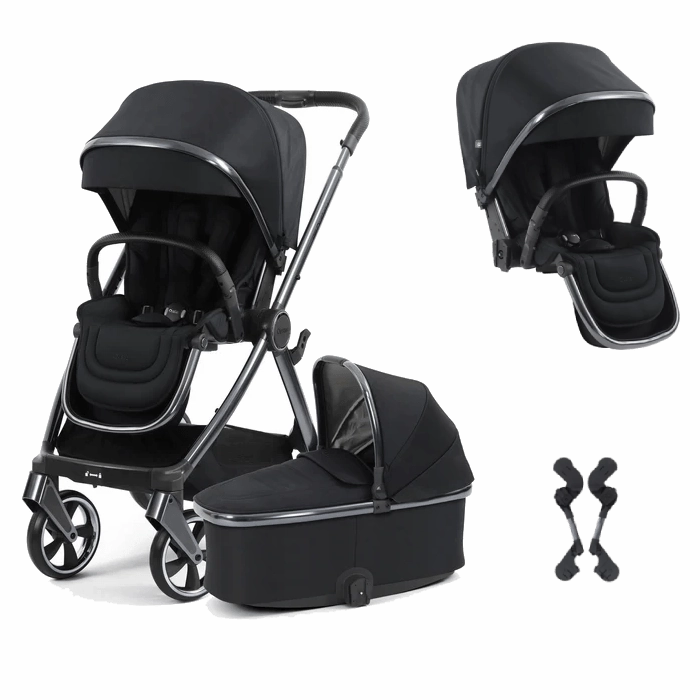 Oyster 4 Double Stroller - Carbonite