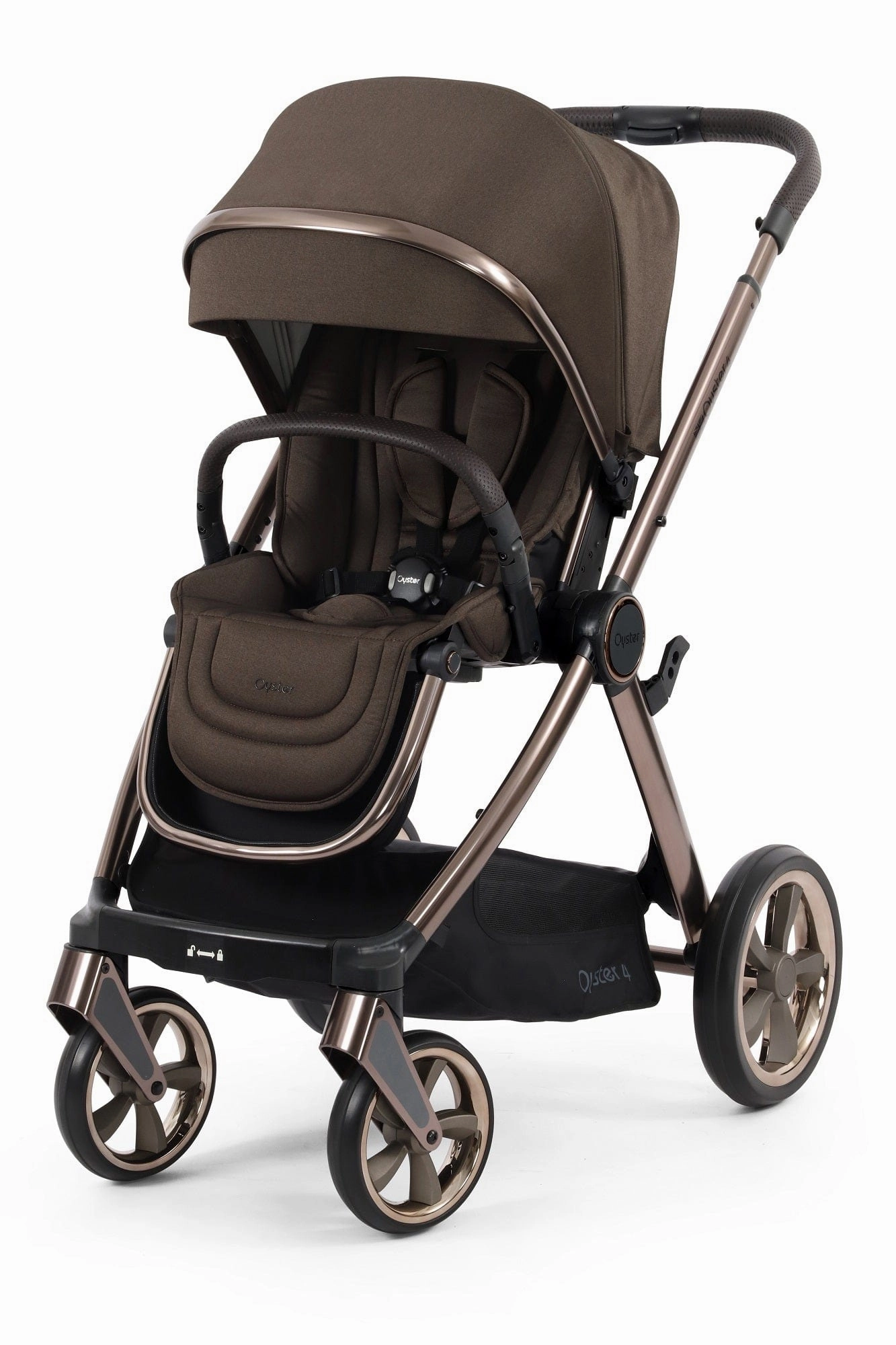 Oyster 4 Double Stroller - Chocolate Velvet