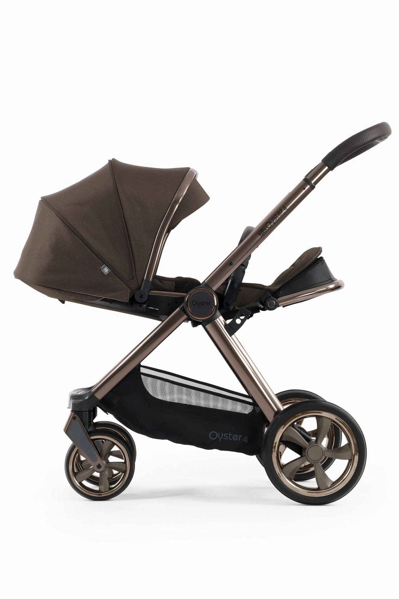 Oyster 4 Double Stroller - Chocolate Velvet