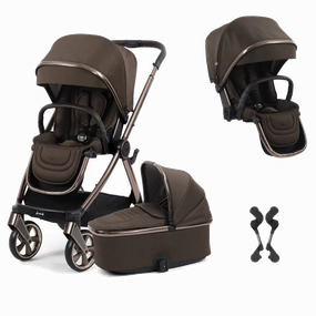 Oyster 4 Double Stroller - Chocolate Velvet