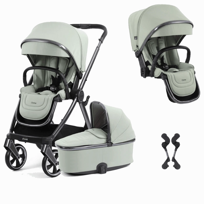 Oyster 4 Double Stroller - Pistachio