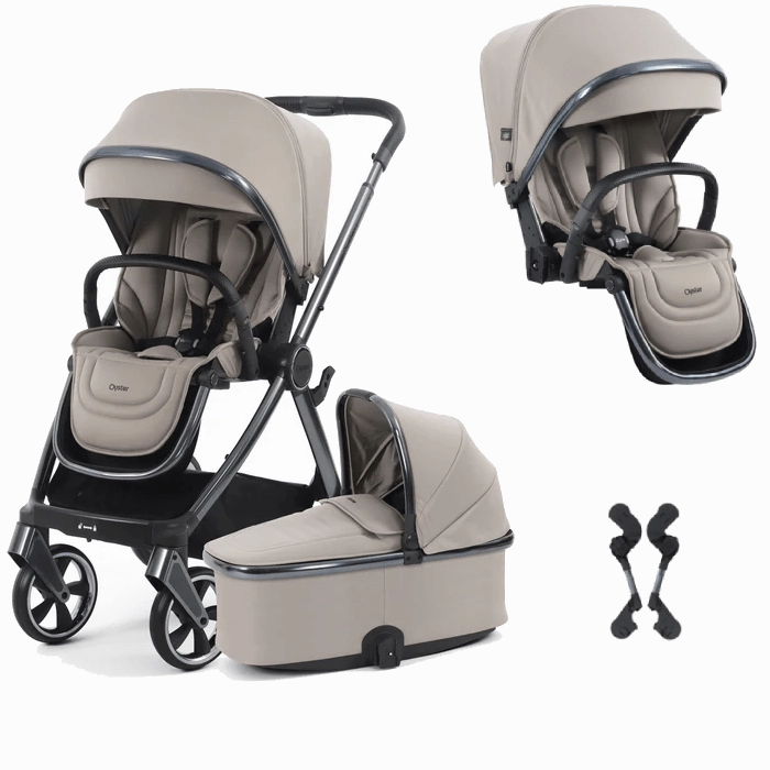 Oyster 4 Double Stroller - Stone