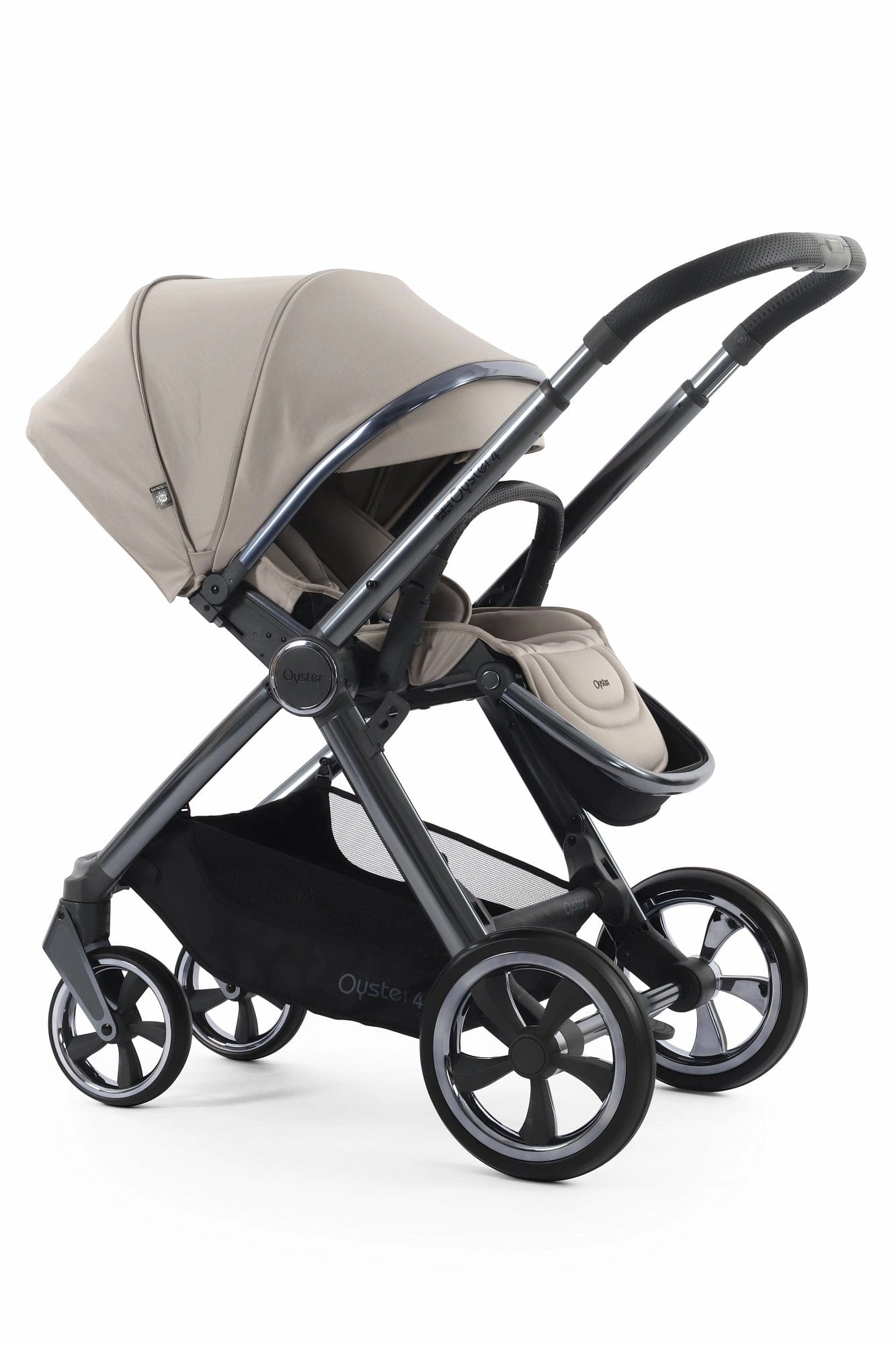 Oyster 4 Double Stroller - Stone