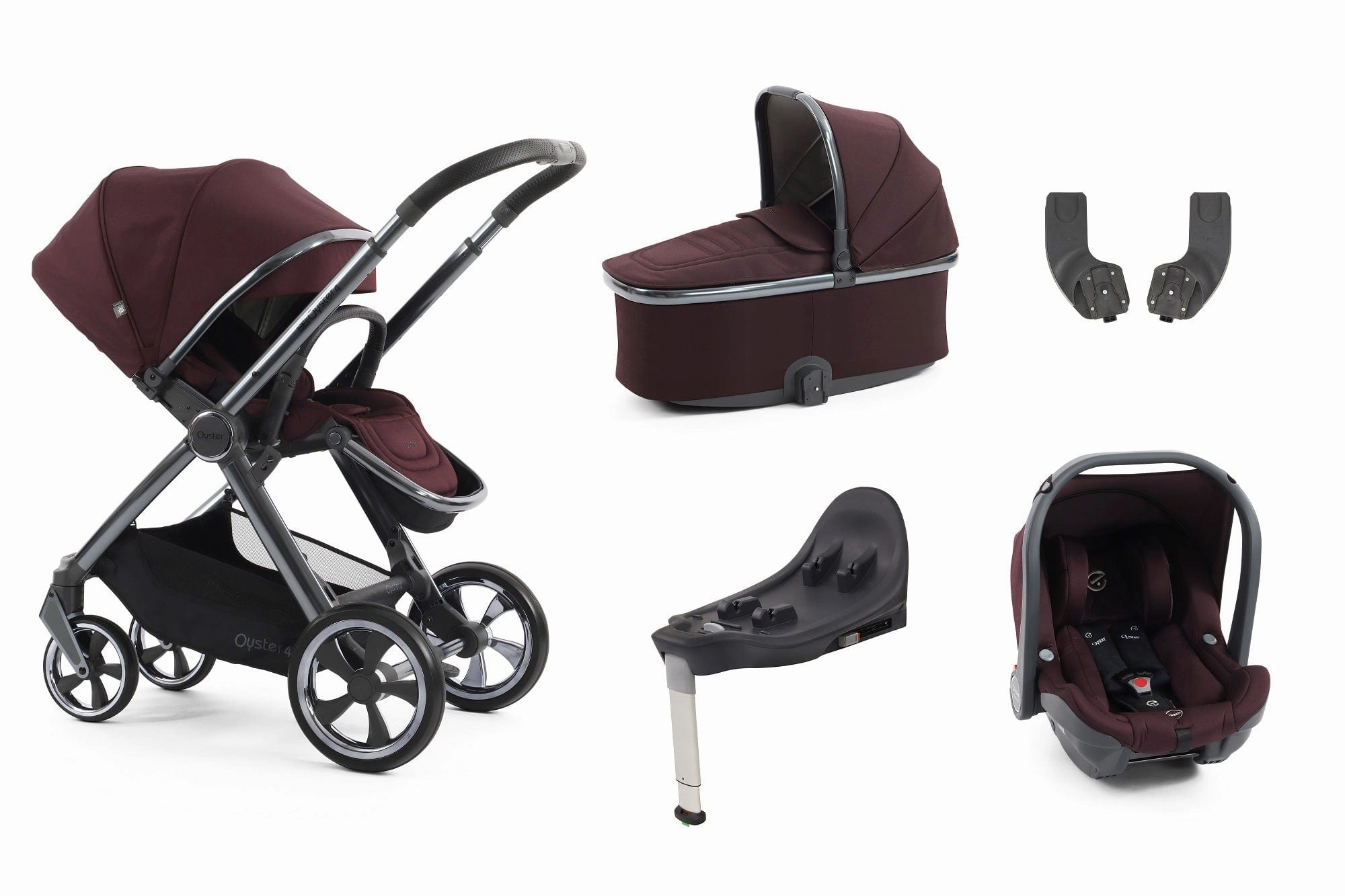 Oyster 4 Essential (Capsule) Travel System - Mulberry
