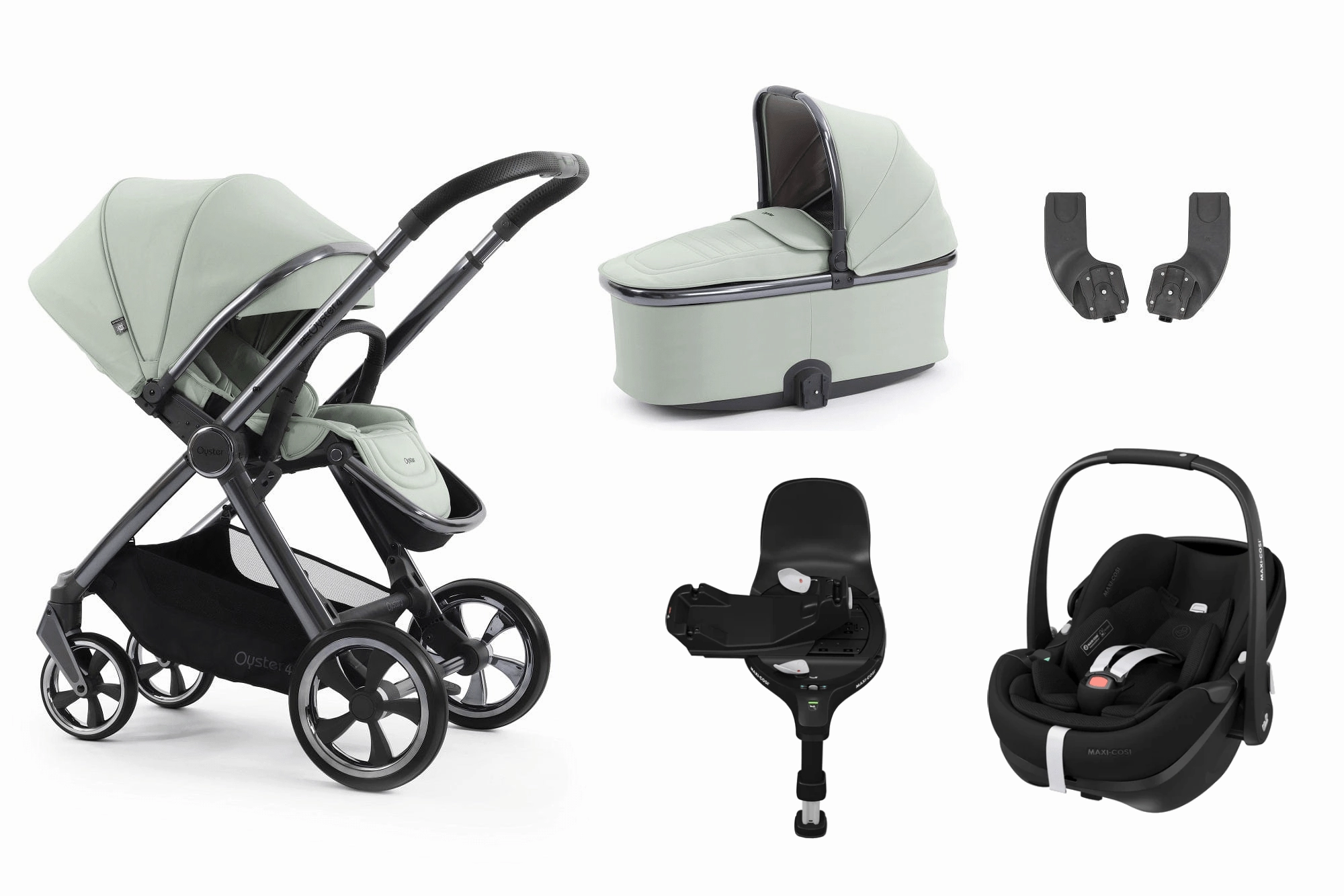 Oyster 4 Essential (Pebble 360 PRO2) Travel System - Pistachio