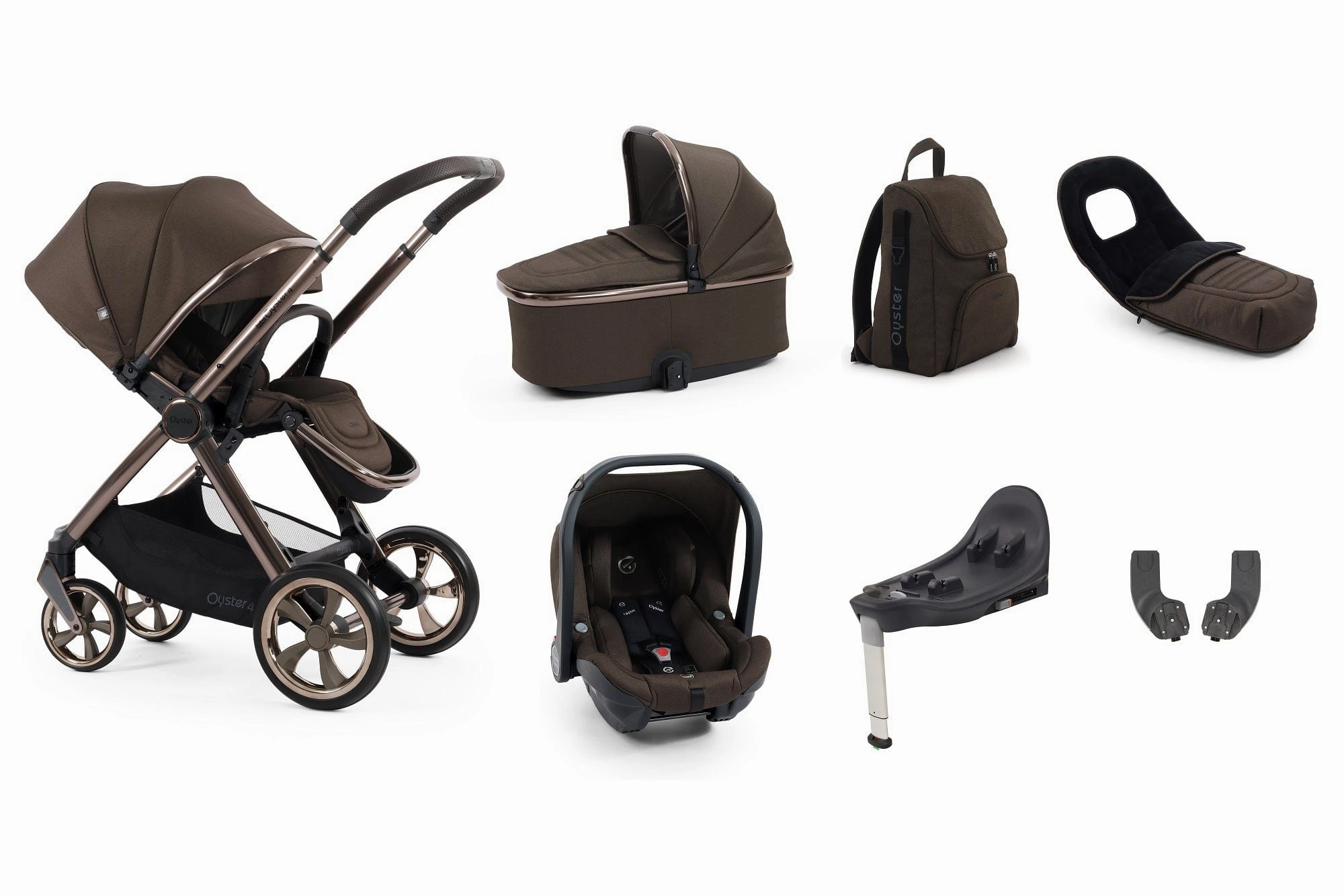 Oyster 4 Luxury (Capsule) Travel System - Chocolate Velvet