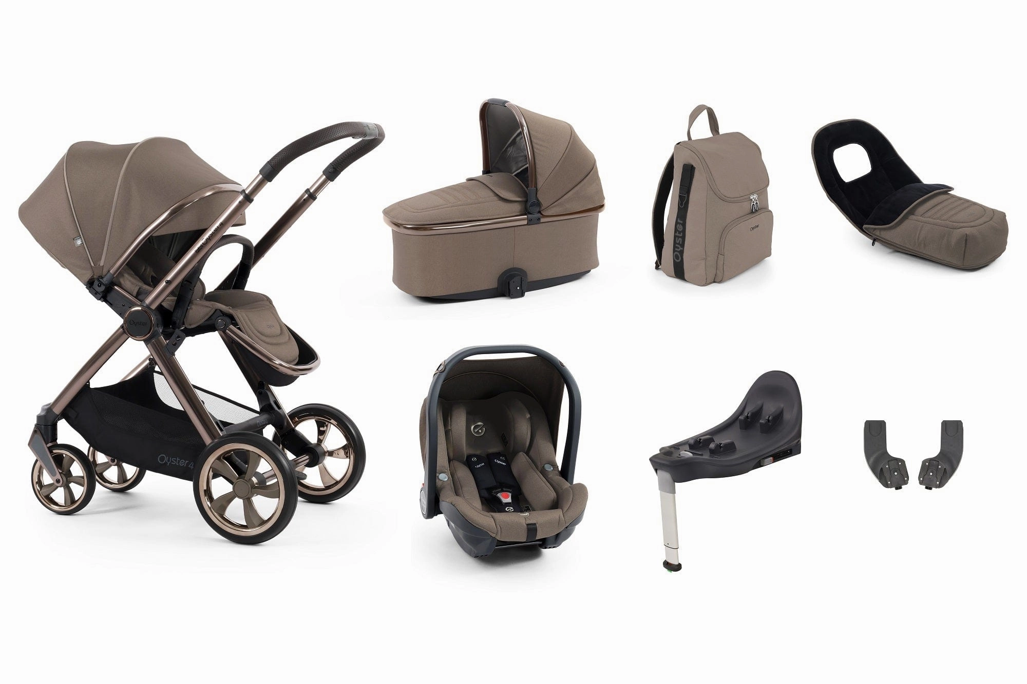 Oyster 4 Luxury (Capsule) Travel System - Mink