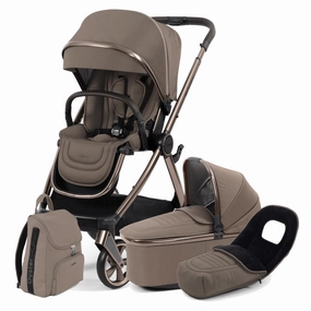 Oyster 4 Stroller & Carrycot - Mink (inc Footmuff, Backpack & Car Seat Adapters)