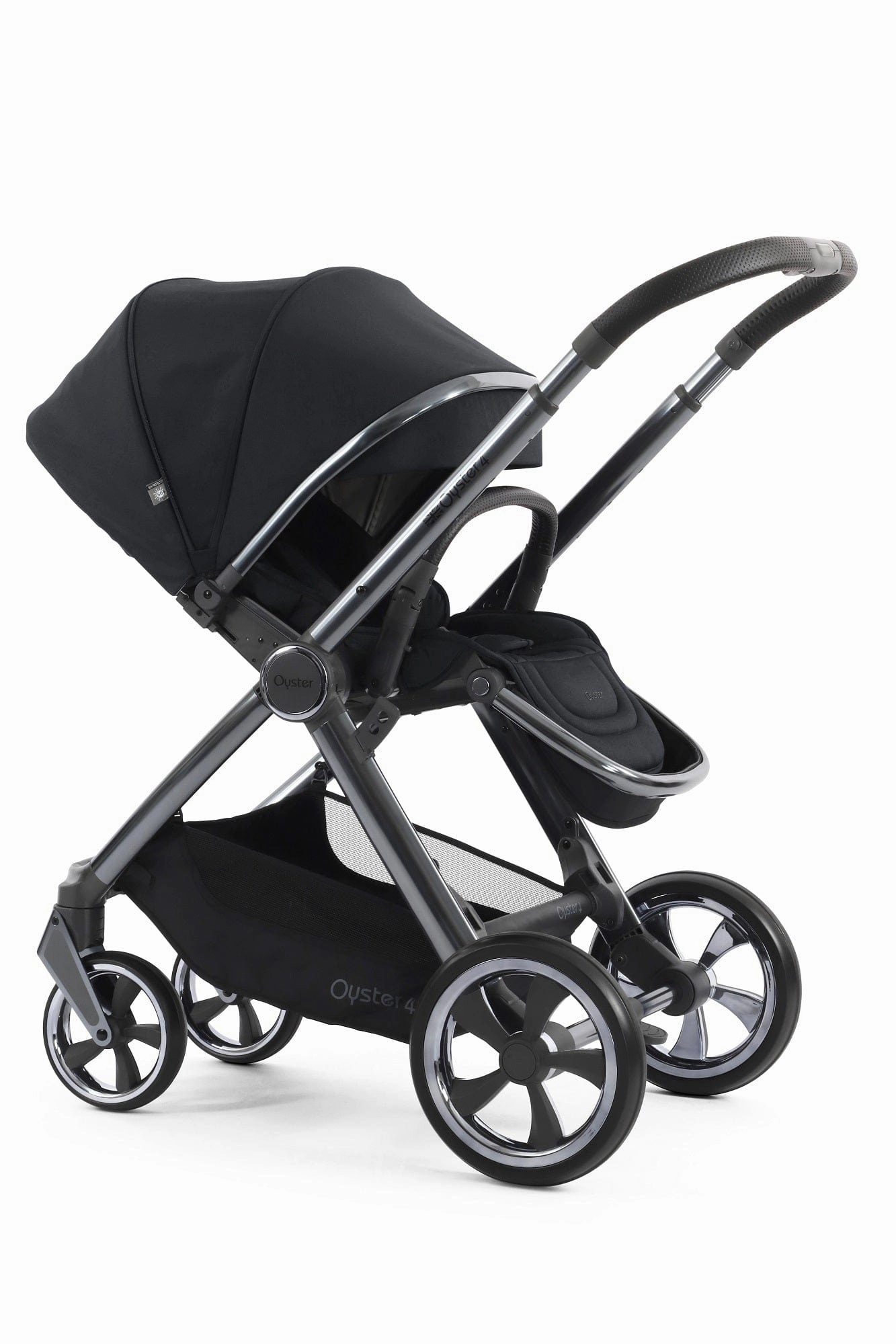 Oyster 4 Tandem Stroller - Carbonite