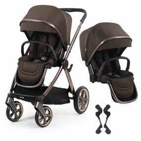 Oyster 4 Tandem Stroller - Chocolate Velvet