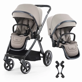 Oyster 4 Tandem Stroller - Stone