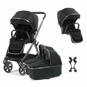 Oyster 4 Twin Stroller - Black Olive