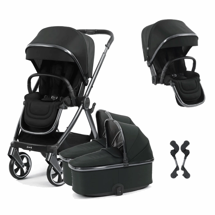Oyster 4 Twin Stroller - Black Olive