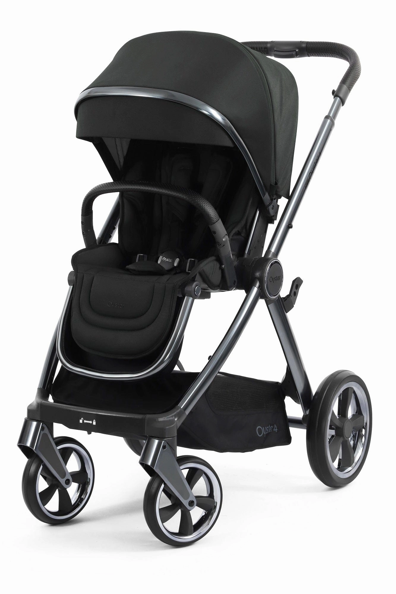 Oyster 4 Twin Stroller - Black Olive