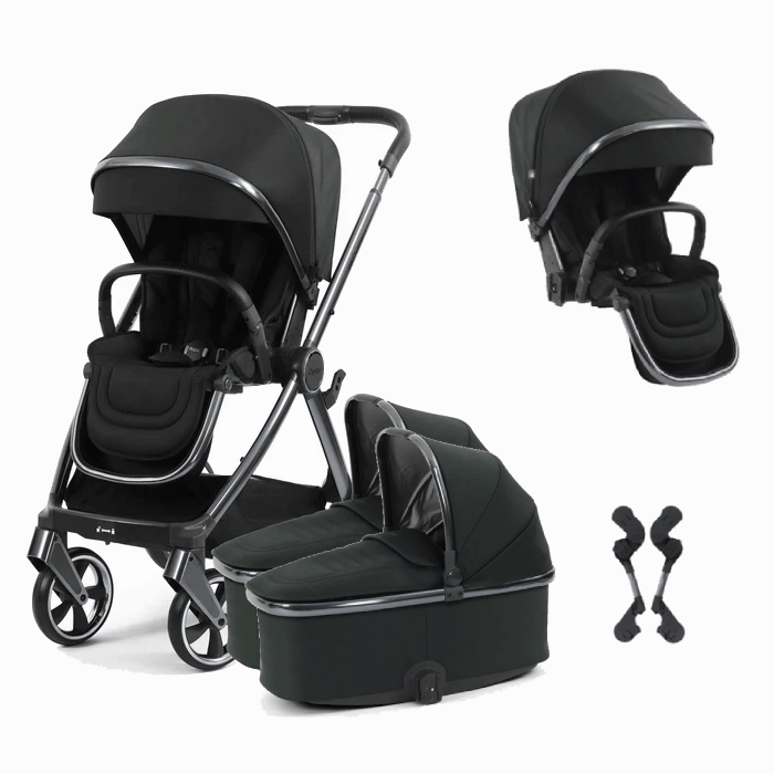 Oyster 4 Twin Stroller - Black Olive