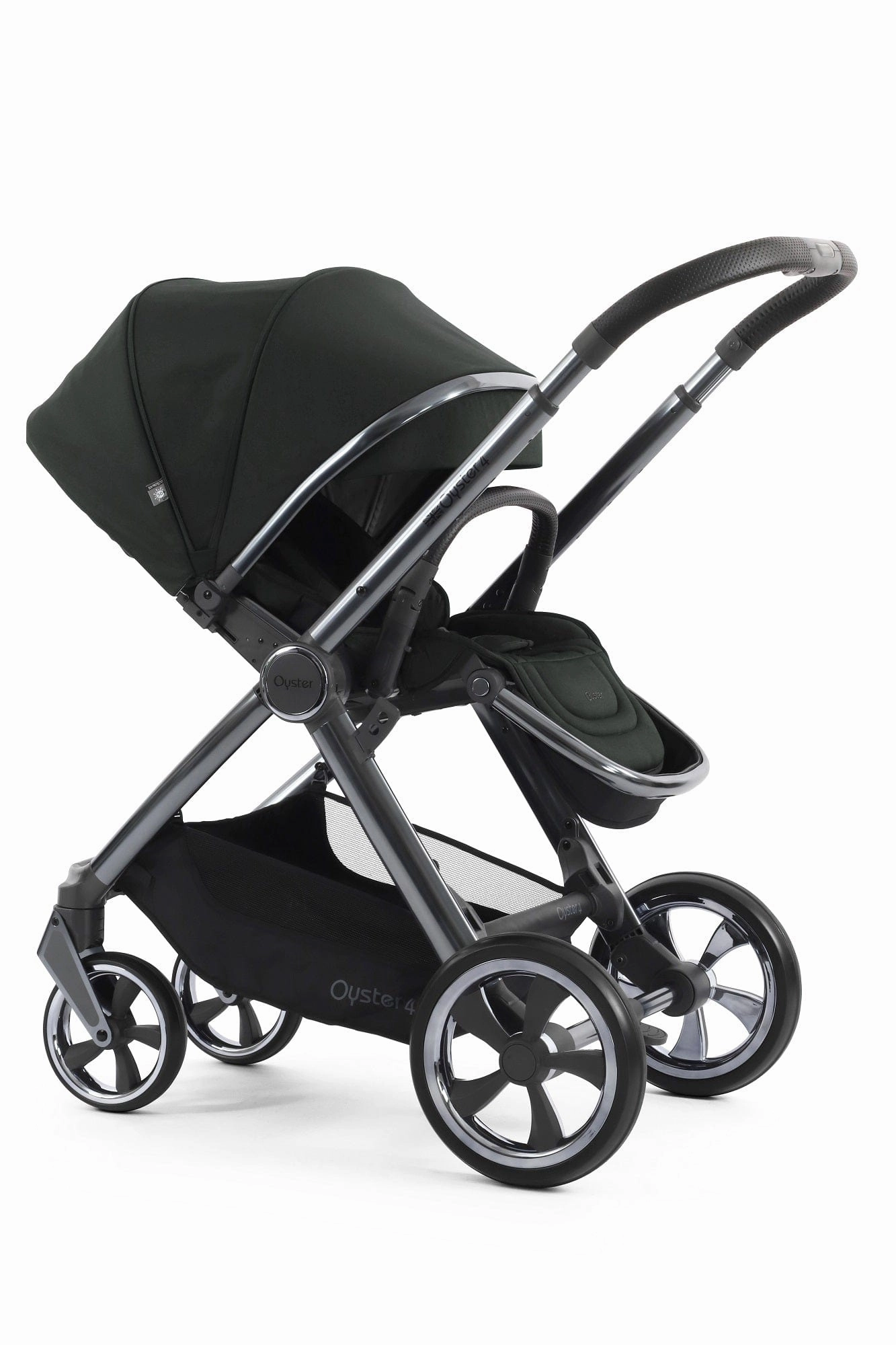 Oyster 4 Twin Stroller - Black Olive