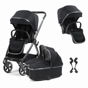 Oyster 4 Twin Stroller - Carbonite