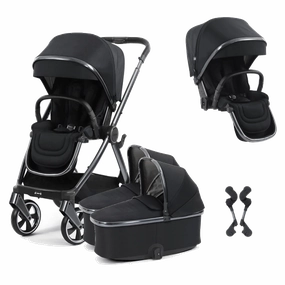 Oyster 4 Twin Stroller - Carbonite