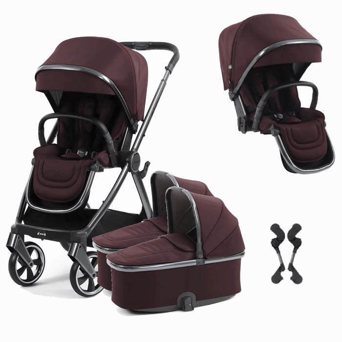 Oyster 4 Twin Stroller - Mulberry