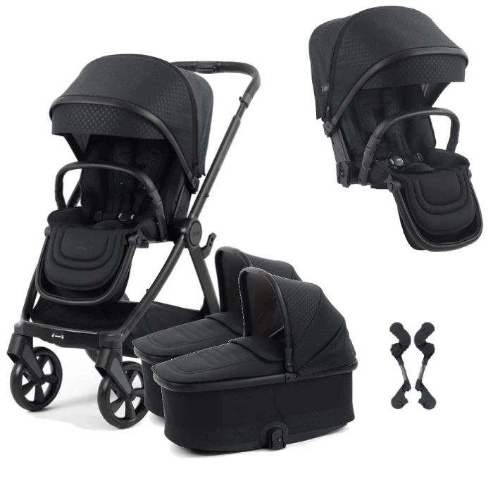Oyster 4 Twin Stroller - Raven