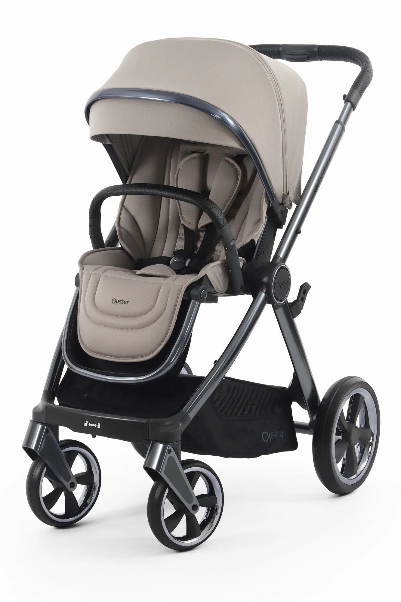 Oyster 4 Twin Stroller - Stone