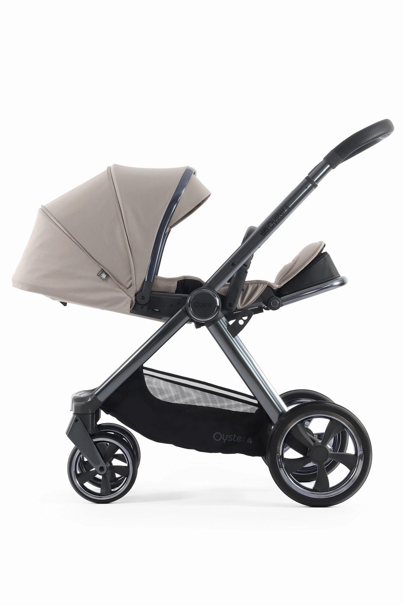 Oyster 4 Twin Stroller - Stone