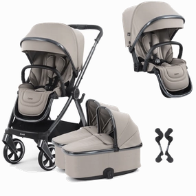 Oyster 4 Twin Stroller - Stone