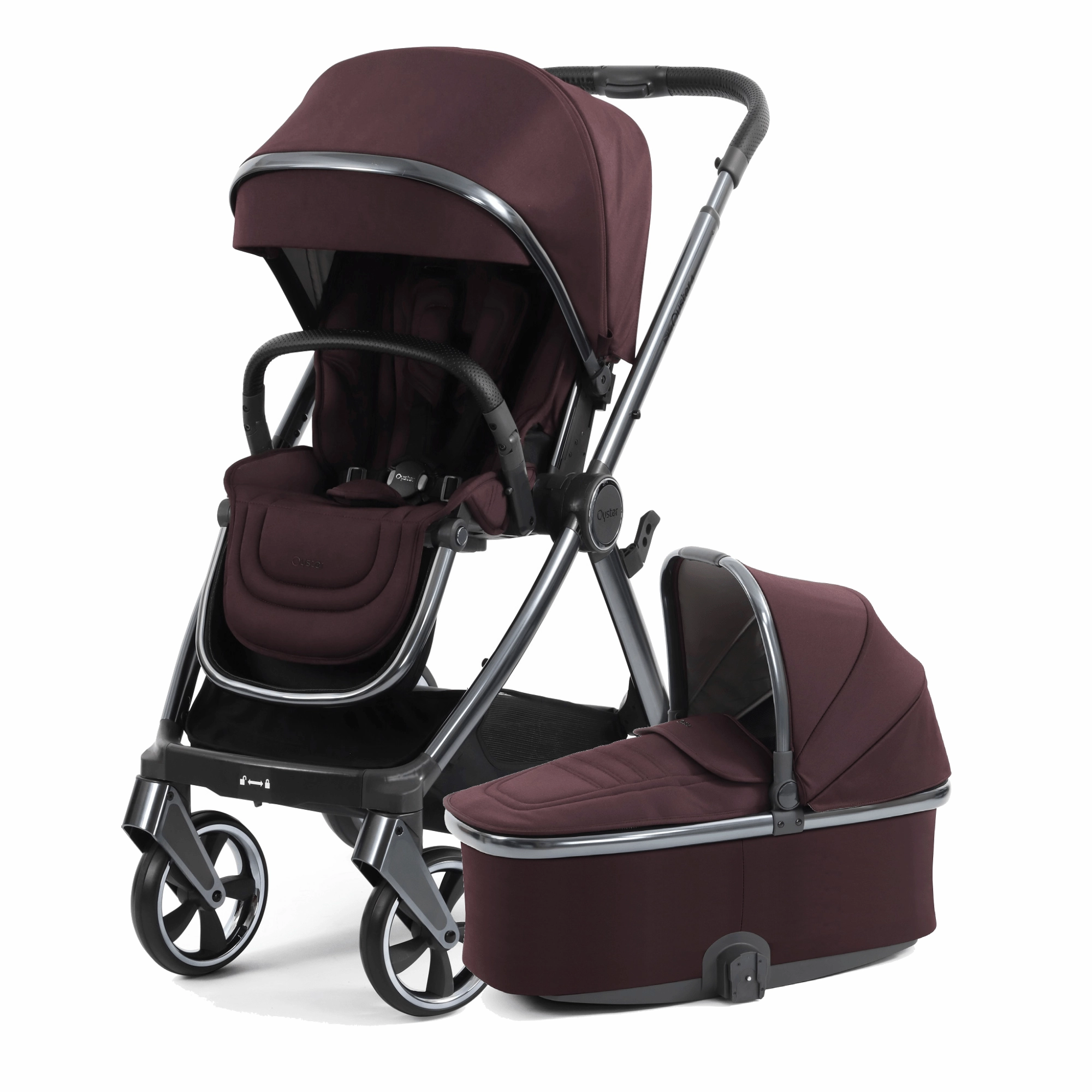 Oyster 4 Ultimate (Cabriofix i-Size) Travel System - Mulberry