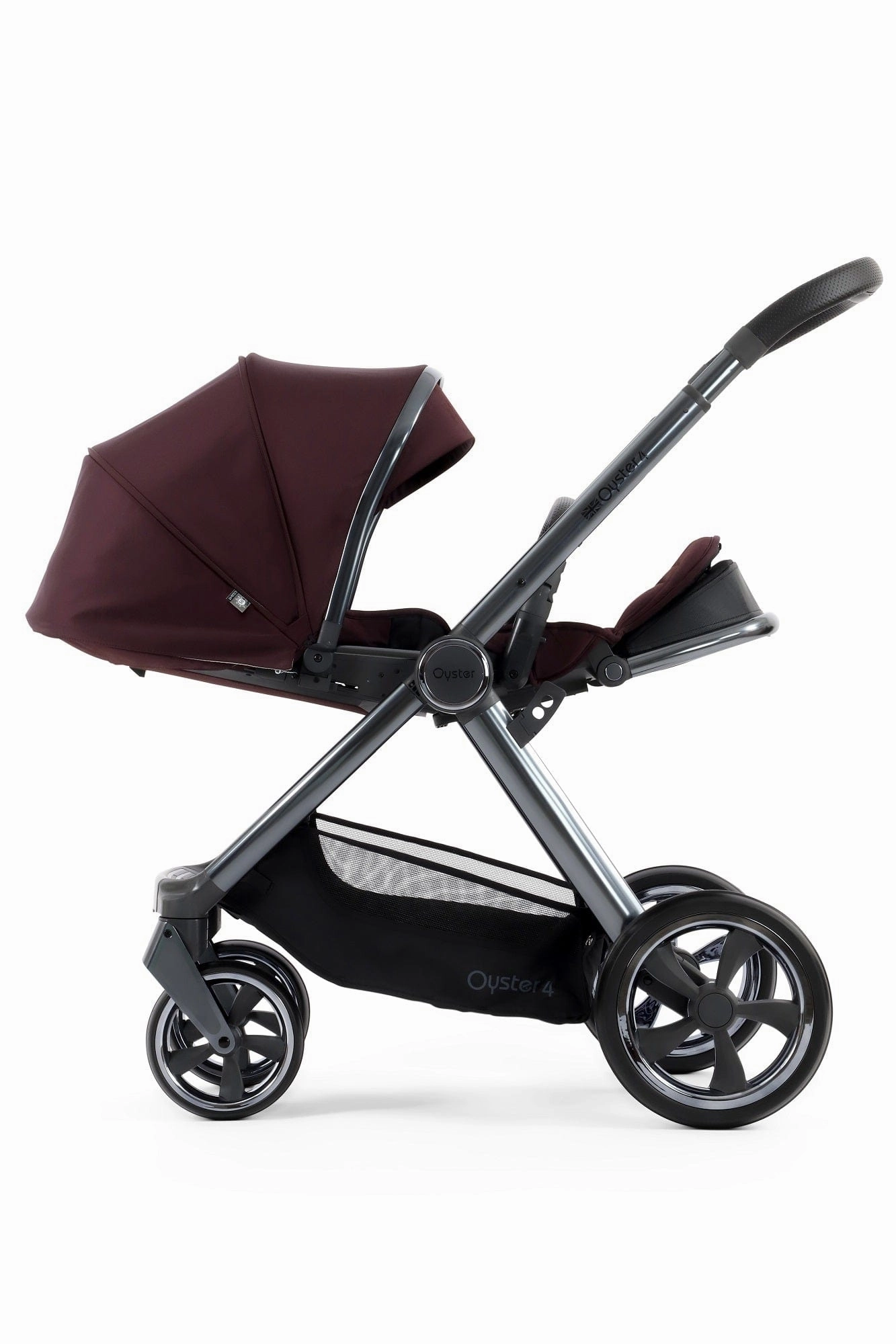 Oyster 4 Ultimate (Cabriofix i-Size) Travel System - Mulberry