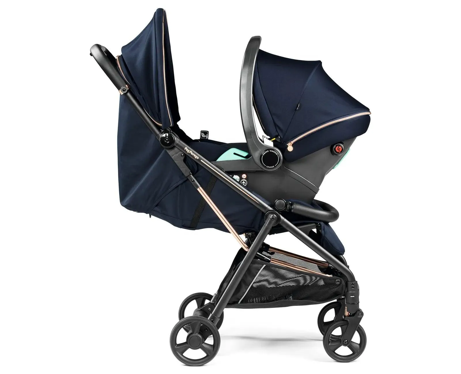 Peg Perego Selfie Plus Stroller  Lightweight, Automatic Folding, Travel-Friendly