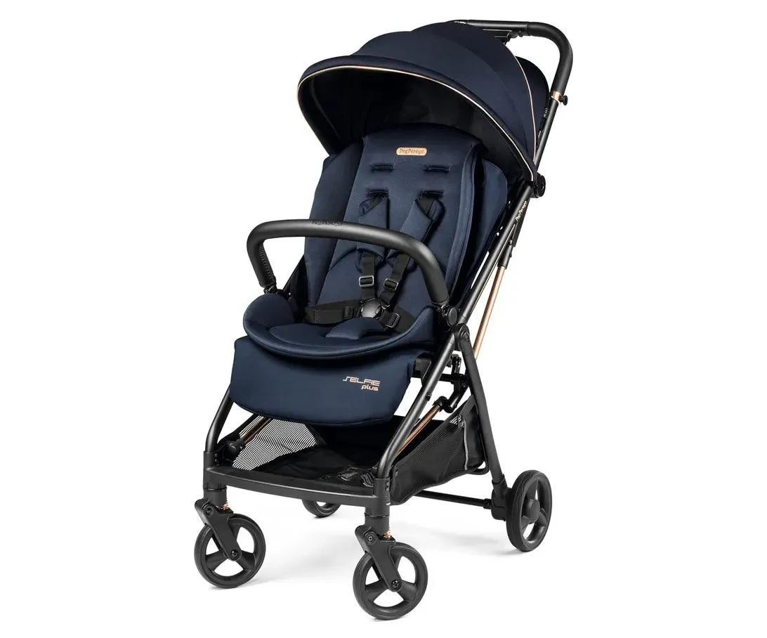 Peg Perego Selfie Plus Stroller  Lightweight, Automatic Folding, Travel-Friendly