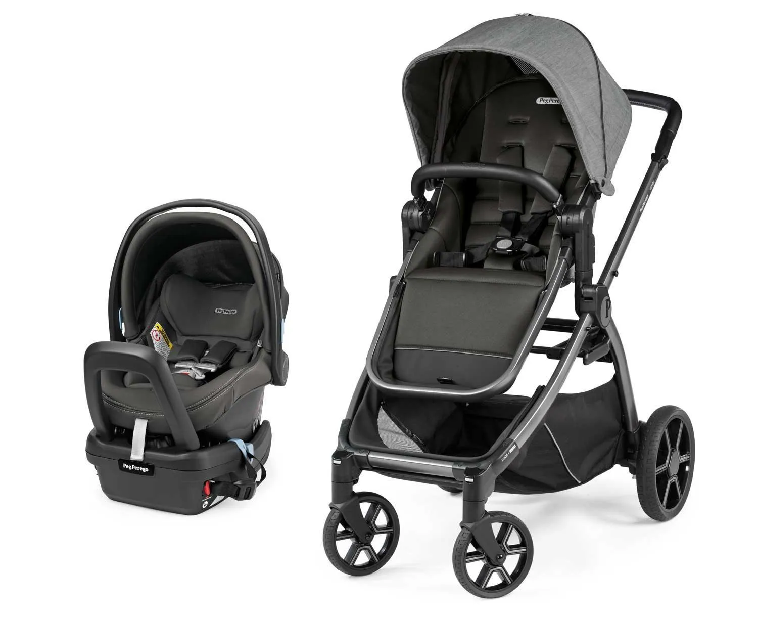 Peg Perego YPSI Travel System (YPSI Stroller & 4/35 Nido Car Seat)