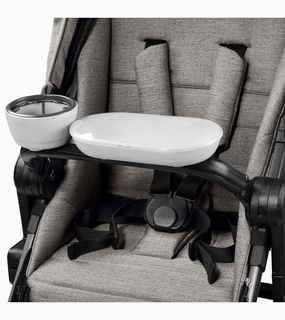 Peg Perego Child's Front Bar with Tray & Cup Holder for YPSI & Z4 Strollers
