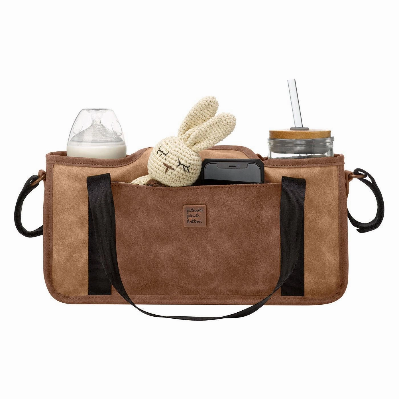 Petunia Pickle Bottom Wander Stroller Caddy in Brioche