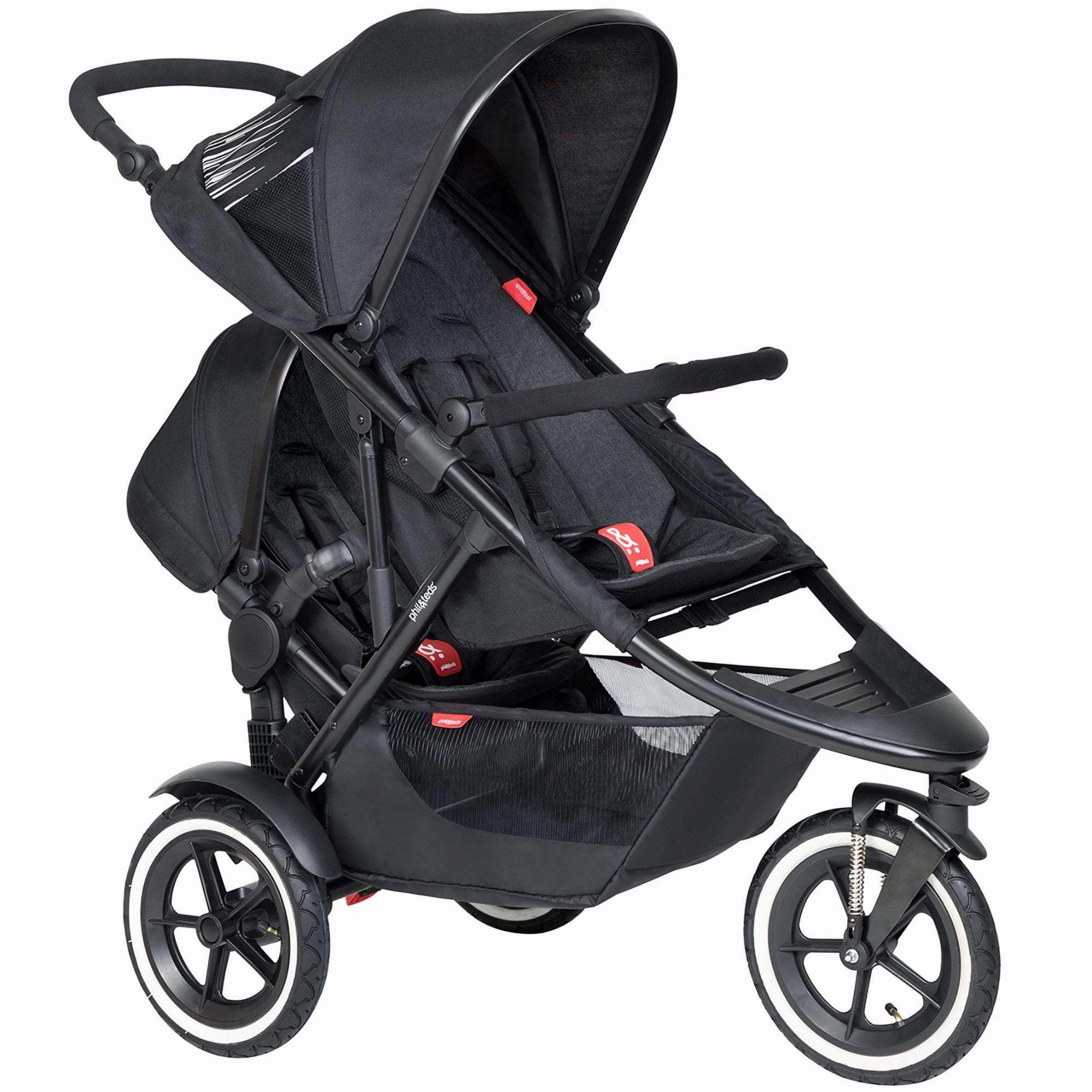 Phil & Teds Sport Double - Black / Black