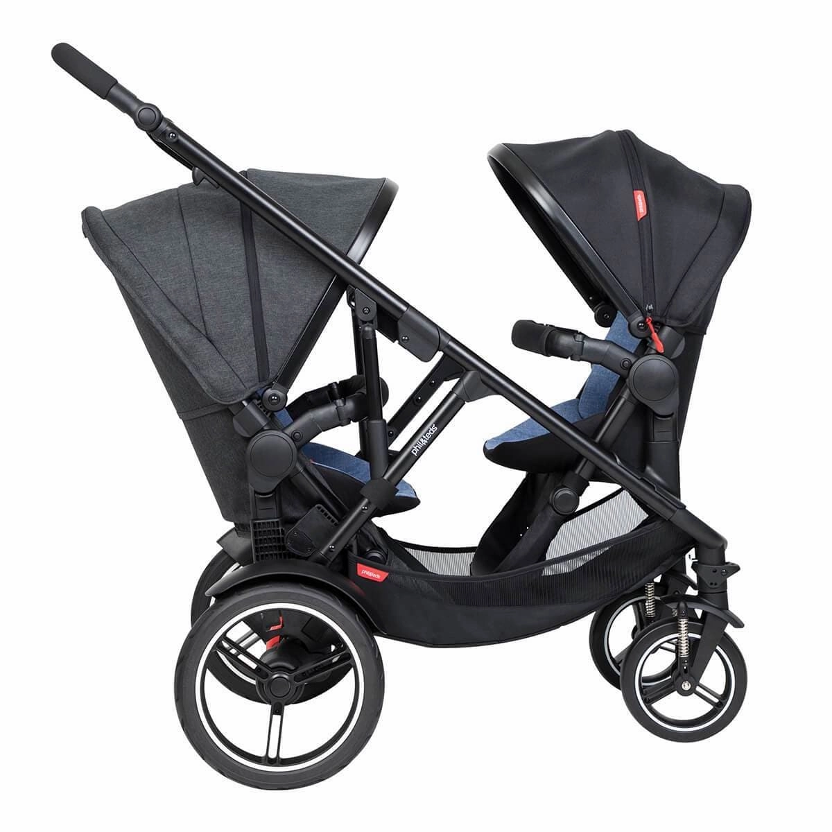Phil & Teds Voyager Double - Black/Black
