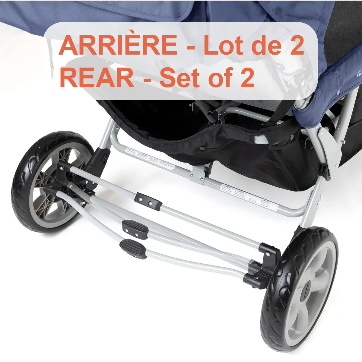 Replacement Wheels for Foundations GAGGLE Jamboree 6-Passenger Stroller