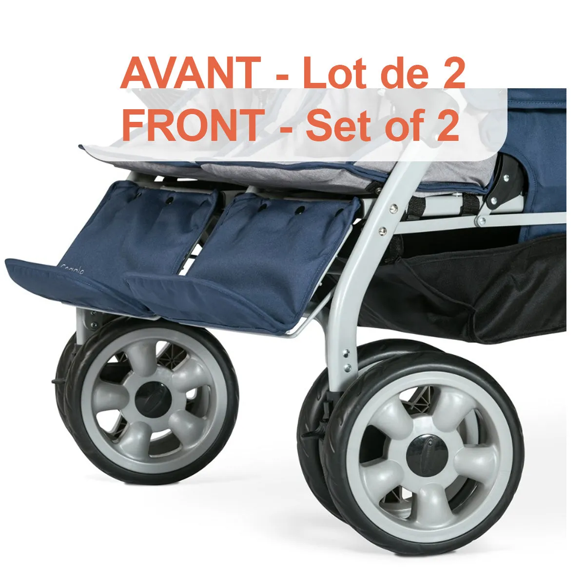 Replacement Wheels for Foundations GAGGLE Jamboree 6-Passenger Stroller