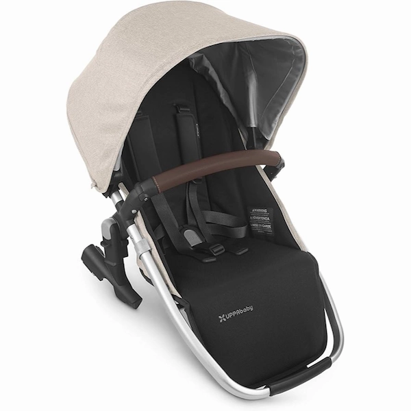 Rumble Seat V2  Declan - Oat Melange | Silver Frame | Chestnut Leather