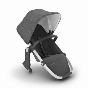 Rumble Seat V2  Jordan - Charcoal Melange | Silver Frame | Black Leather