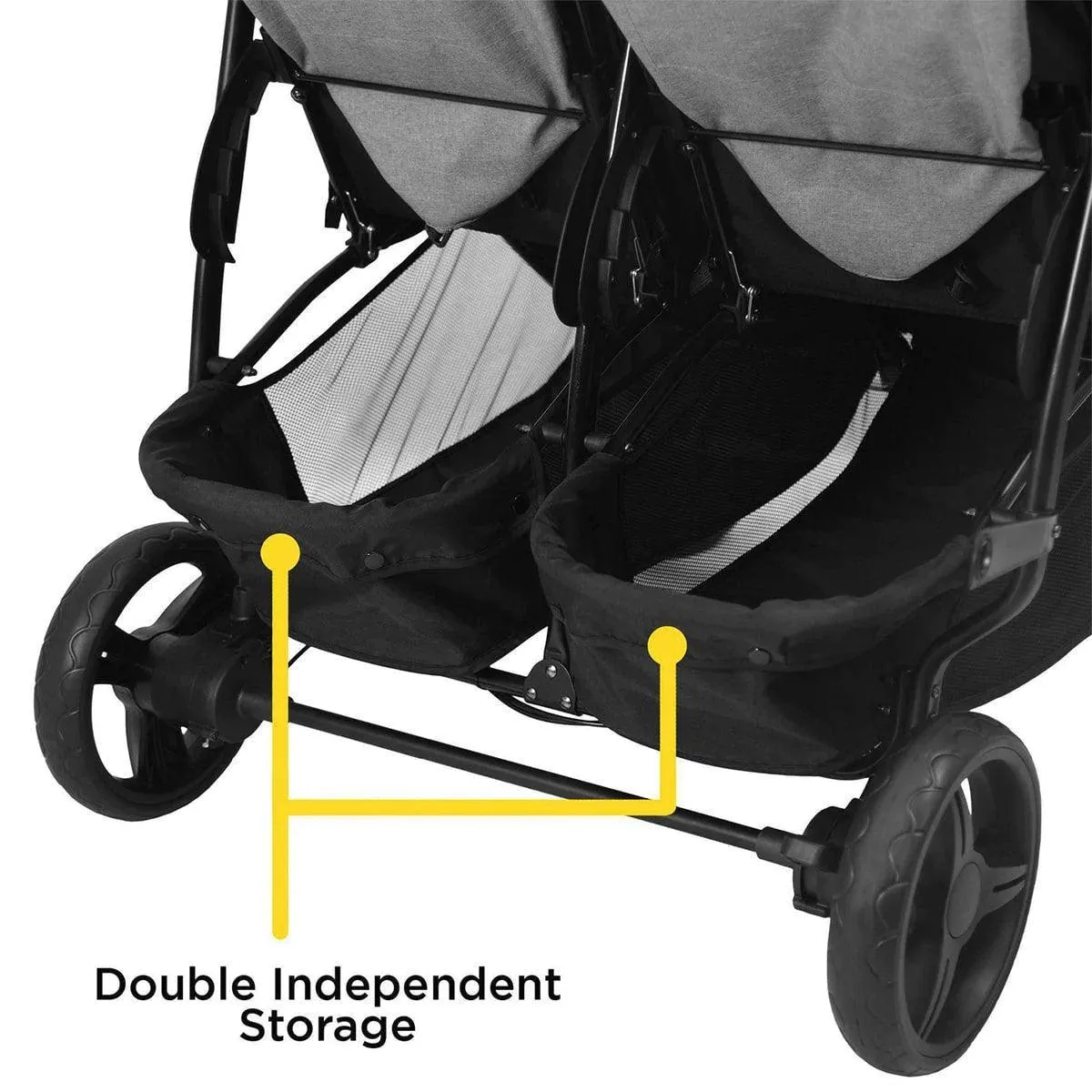 Safety 1st Double Double Duo Stroller - Flint Grey
