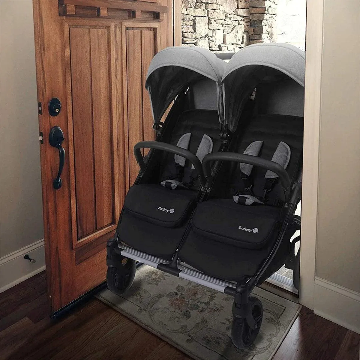Safety 1st Double Double Duo Stroller - Flint Grey