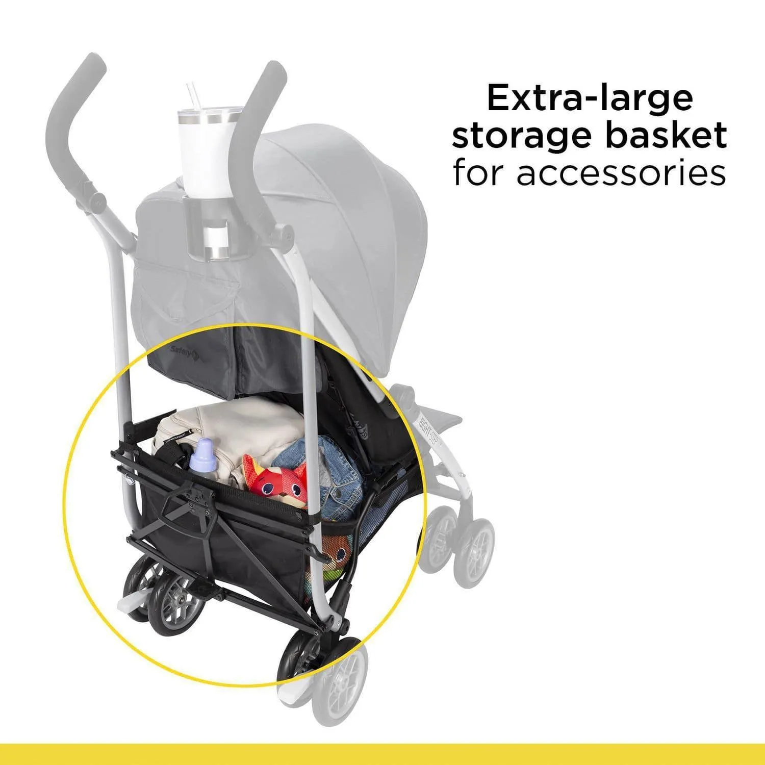 Safety 1st Right Step Compact Stroller - Greyhound
