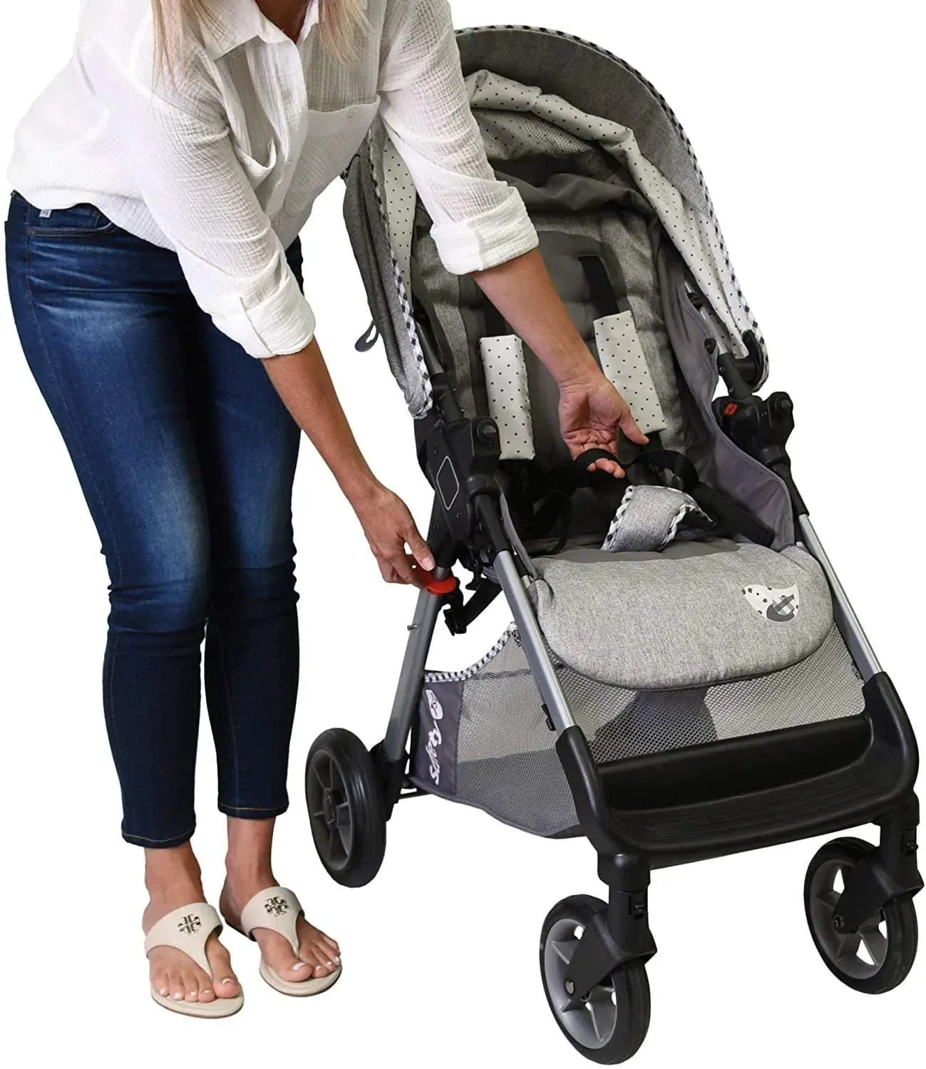 Safety 1st Smooth Ride Deluxe Travel System with 35LT Car Seat- Woodland Wonder