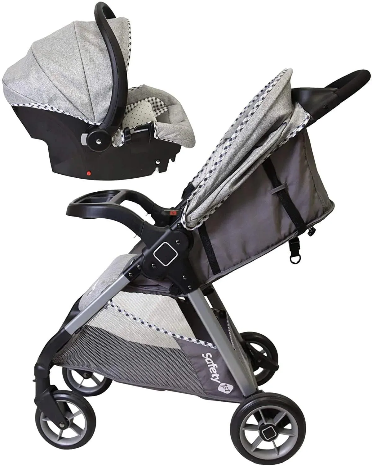Safety 1st Smooth Ride Deluxe Travel System with 35LT Car Seat- Woodland Wonder